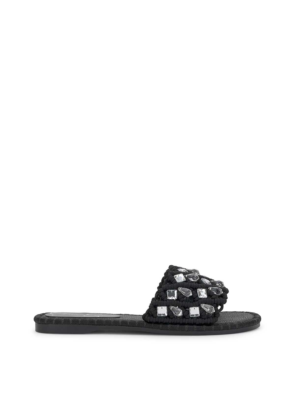 Brennara Flat Sandal in Black - Jessica Simpson Women