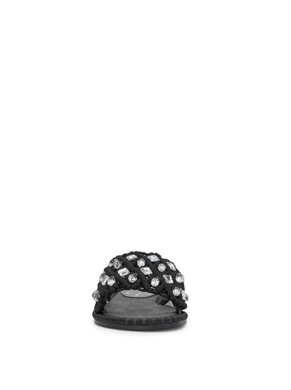 Brennara Flat Sandal in Black - Jessica Simpson Women