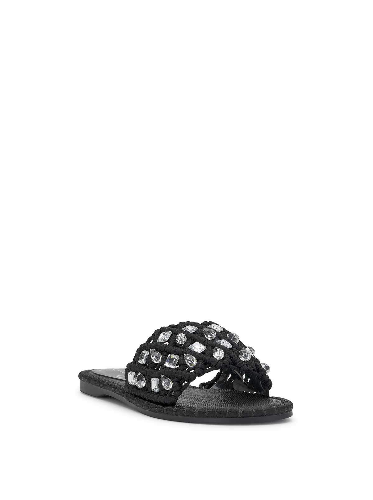 Brennara Flat Sandal in Black - Jessica Simpson Women