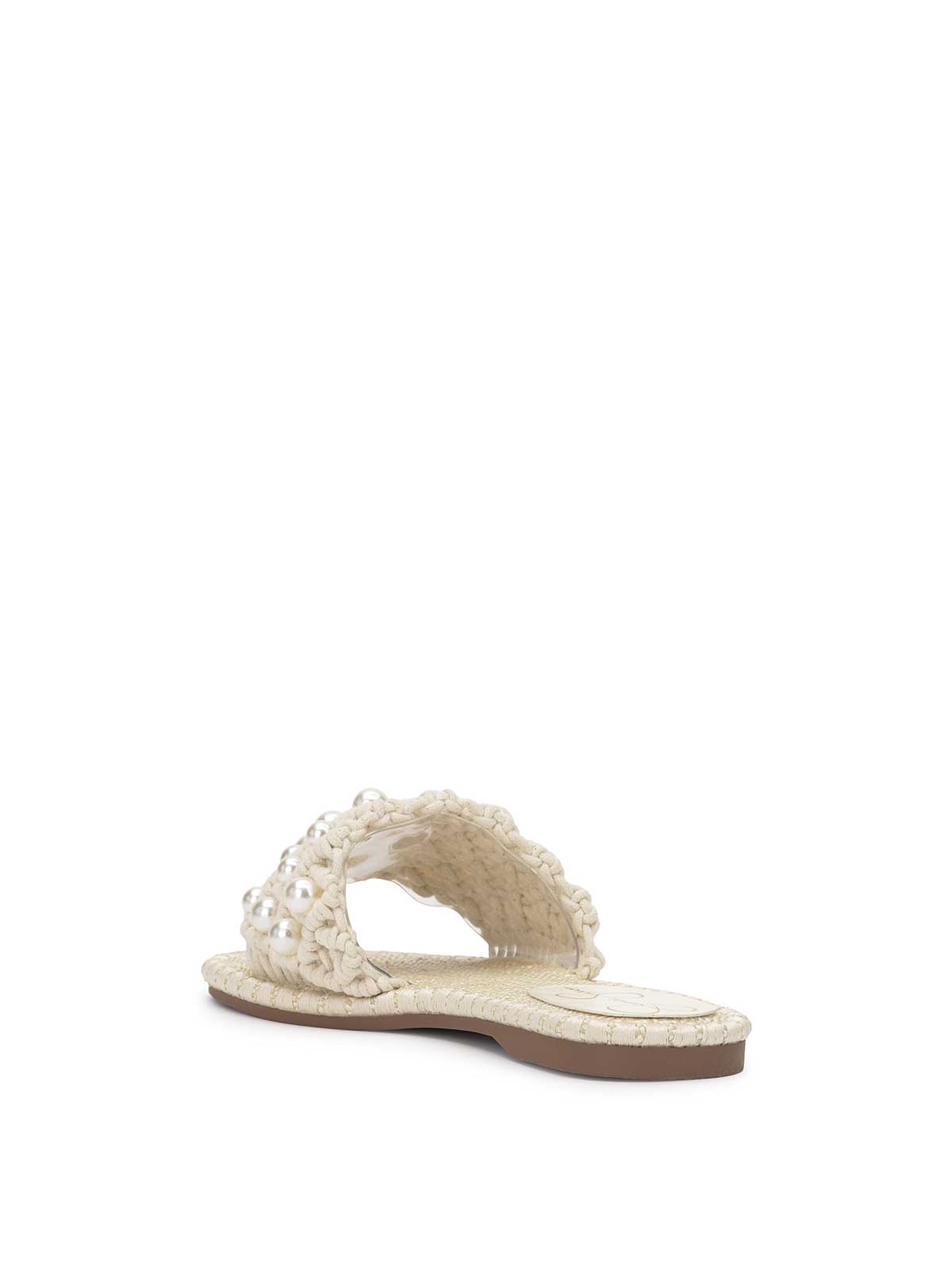 Brennara Flat Sandal in Cream - Jessica Simpson Women