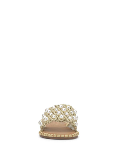 Brennara Flat Sandal in Soft Gold - Jessica Simpson Women