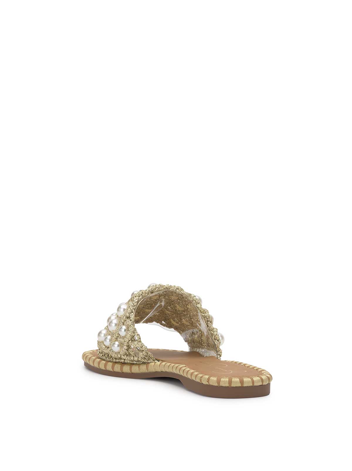 Brennara Flat Sandal in Soft Gold - Jessica Simpson Women