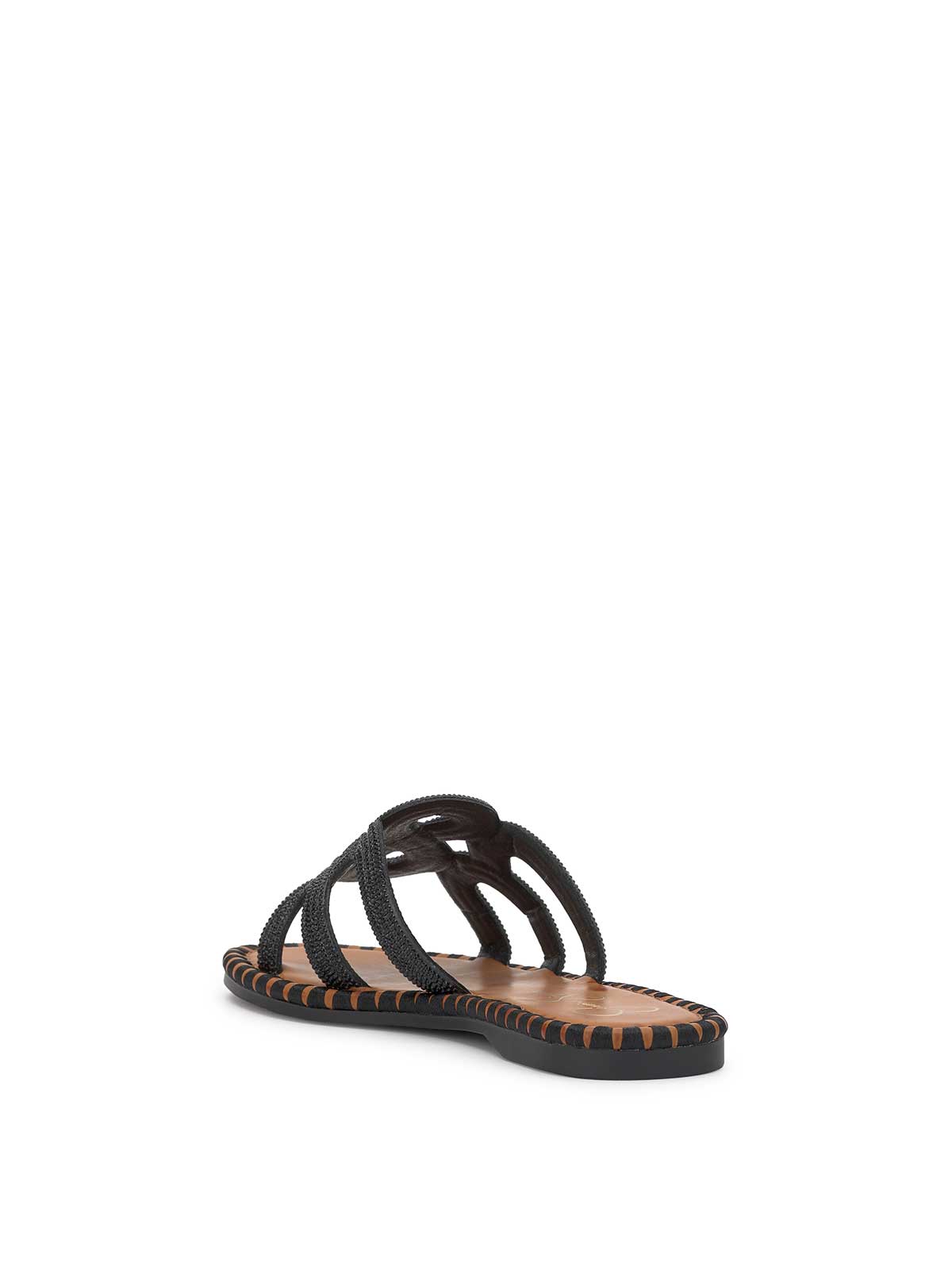Bria Flat Sandal in Black - Jessica Simpson Women