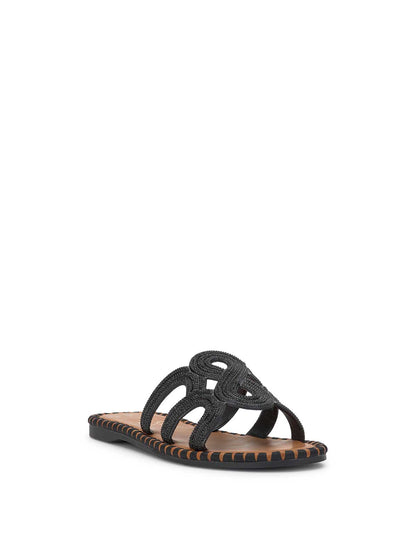 Bria Flat Sandal in Black - Jessica Simpson Women