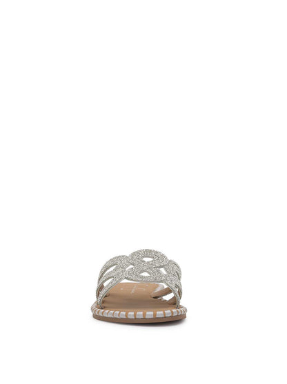 Bria Flat Sandal in Silver - Jessica Simpson Women