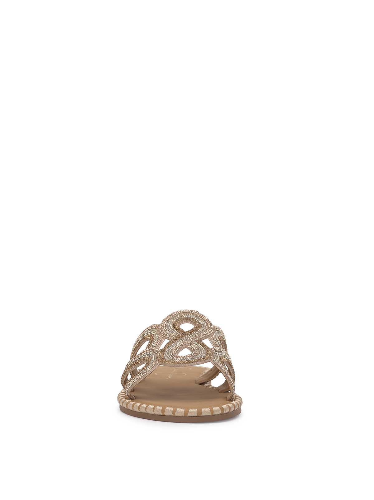 Bria Flat Sandal in Champagne - Jessica Simpson Women