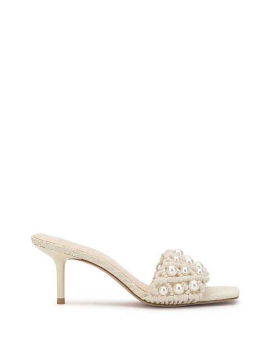 Cameleah Heeled Sandal in Cream - Jessica Simpson Women