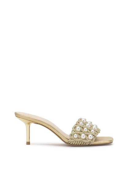 Cameleah Heeled Sandal in Soft Gold - Jessica Simpson Women