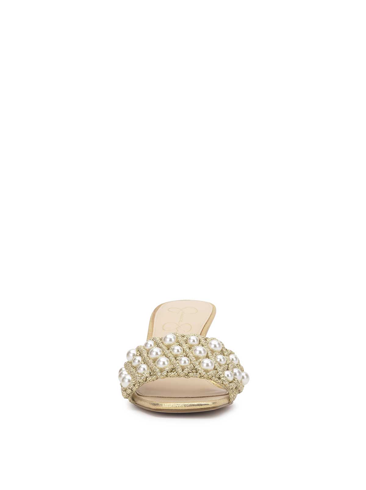 Cameleah Heeled Sandal in Soft Gold - Jessica Simpson Women