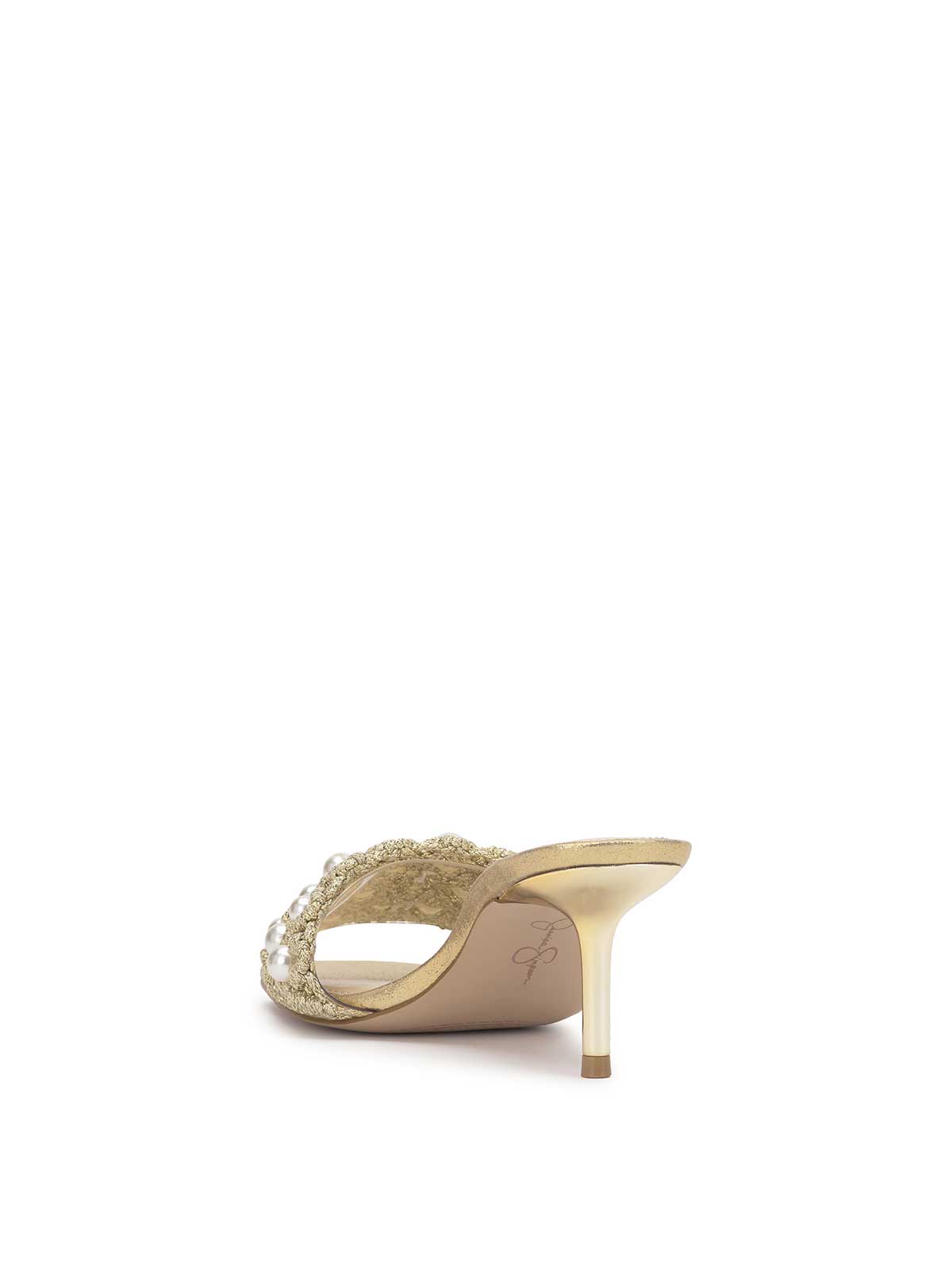 Cameleah Heeled Sandal in Soft Gold - Jessica Simpson Women