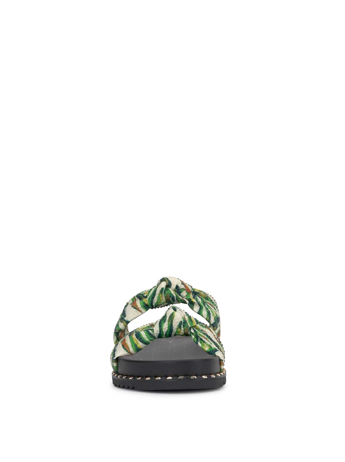 Caralyna Flat Sandal in Green Multi - Jessica Simpson Women