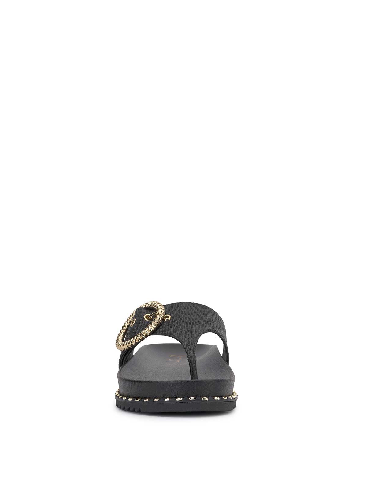 Cymmeri Flat Sandal in Black - Jessica Simpson Women