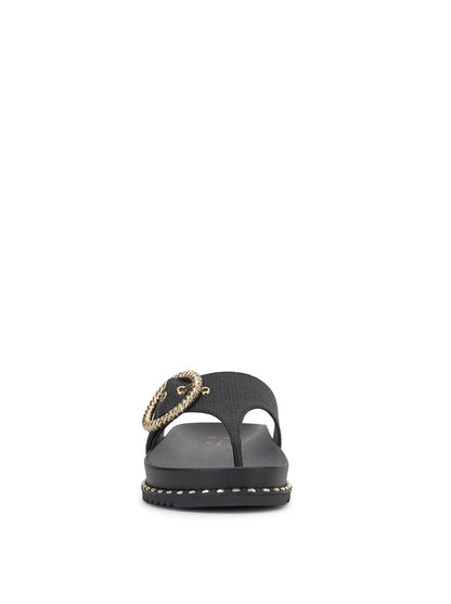 Cymmeri Flat Sandal in Black - Jessica Simpson Women
