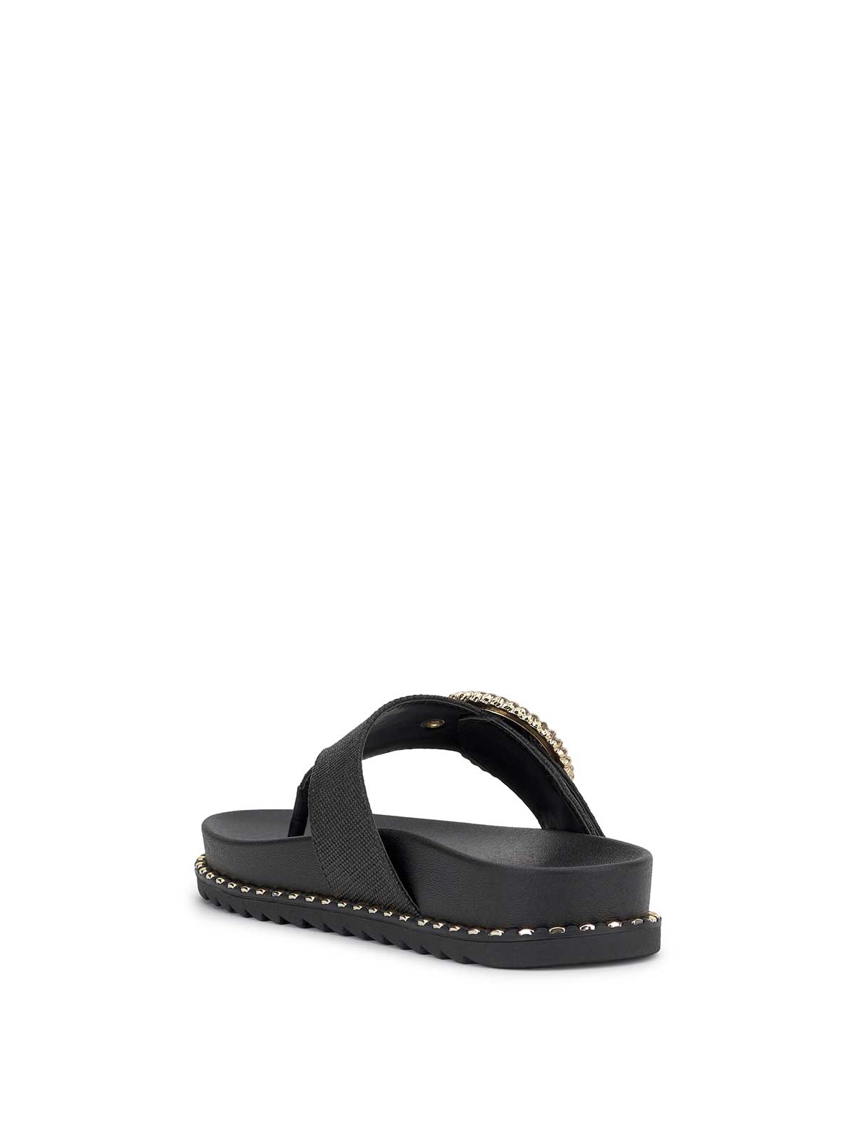 Cymmeri Flat Sandal in Black - Jessica Simpson Women