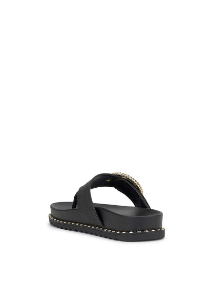Cymmeri Flat Sandal in Black - Jessica Simpson Women