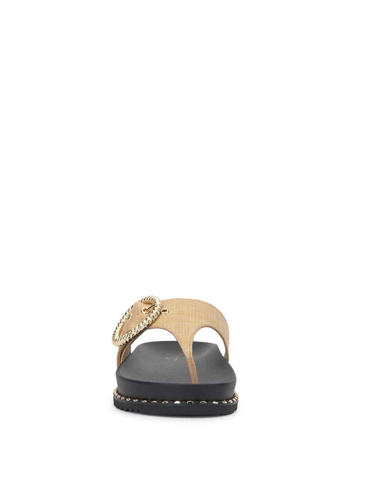 Cymmeri Flat Sandal in Natural Raffia - Jessica Simpson Women