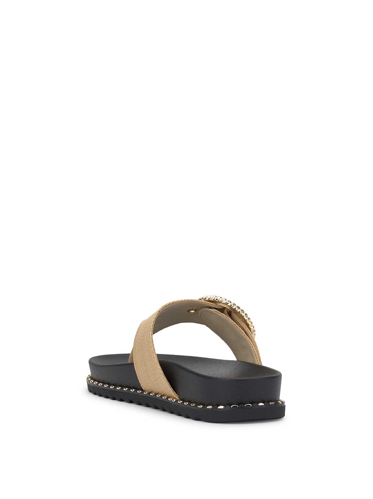 Cymmeri Flat Sandal in Natural Raffia - Jessica Simpson Women