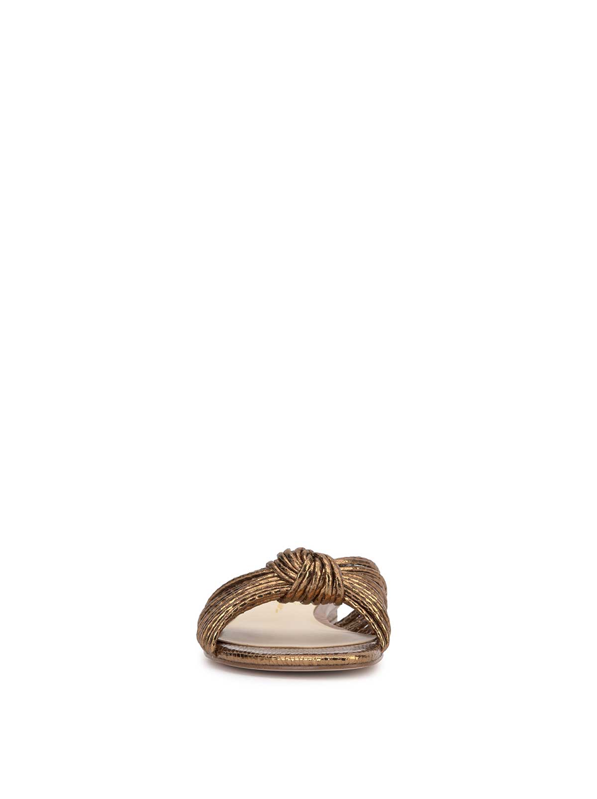 Dydra Knotted Flat Sandal in Bronze - Jessica Simpson Women