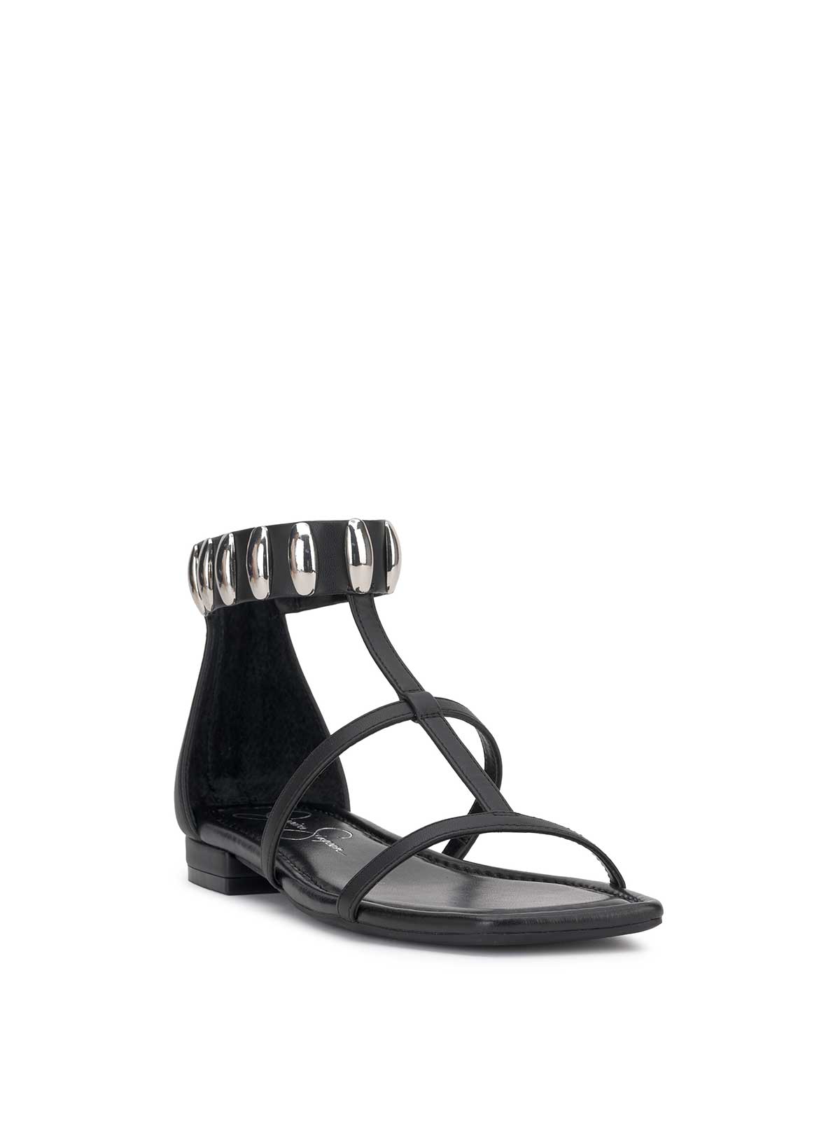 Elusta Flat Sandal in Black - Jessica Simpson Women