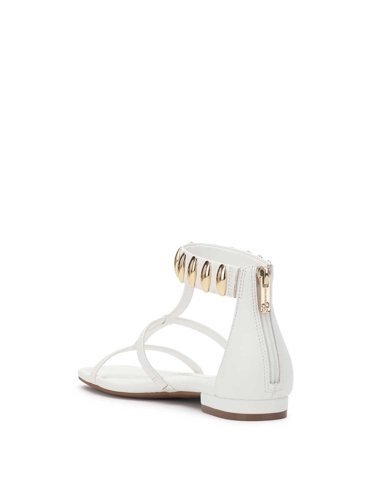 Elusta Flat Sandal in Bright White - Jessica Simpson Women