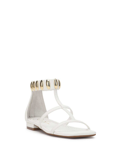 Elusta Flat Sandal in Bright White - Jessica Simpson Women