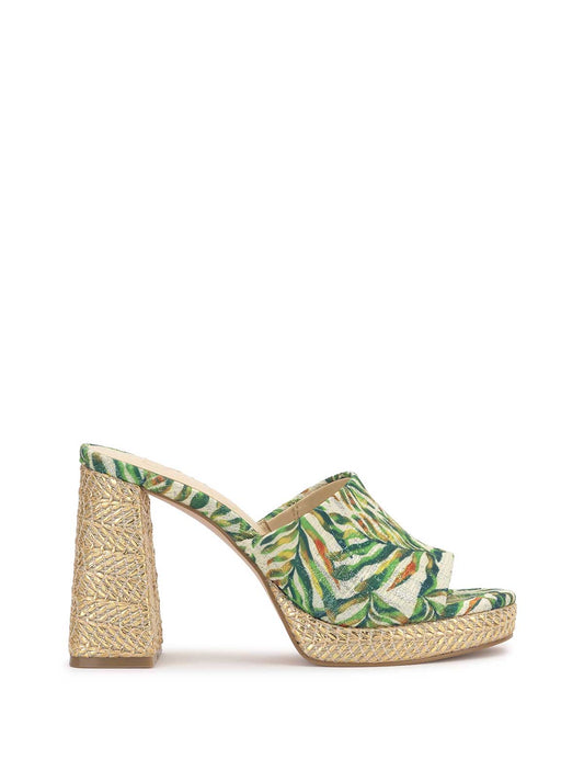 Kameena Mule Platform in Green Jungle - Jessica Simpson Women