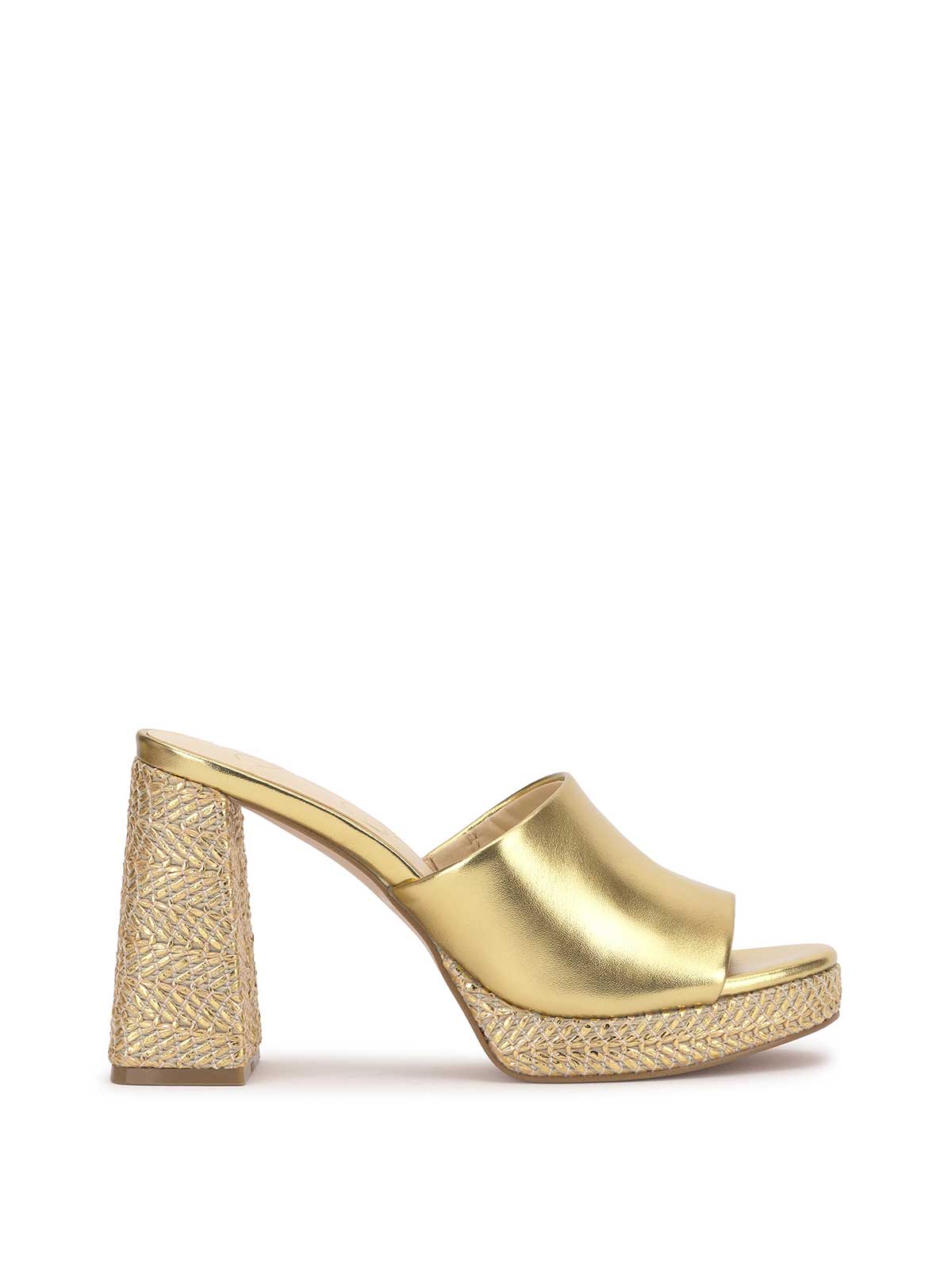 Kameena Mule Platform in Gold - Jessica Simpson Women