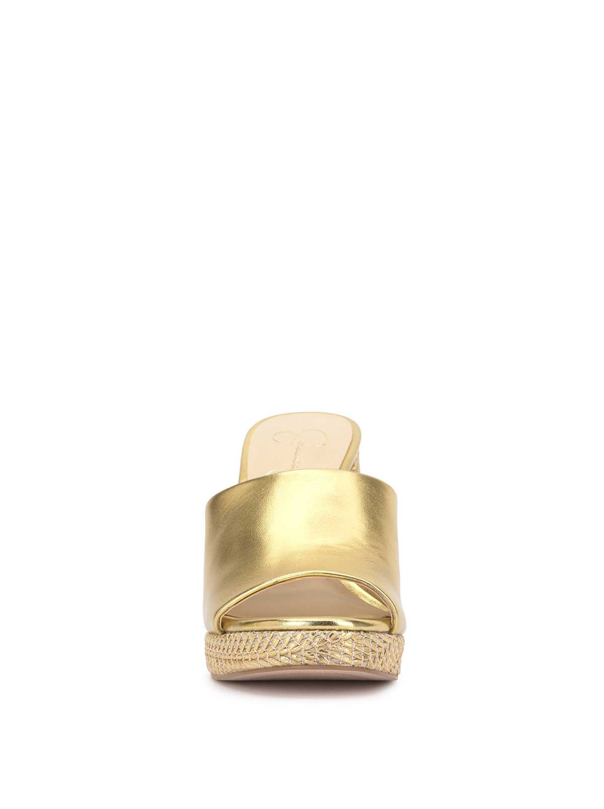 Kameena Mule Platform in Gold - Jessica Simpson Women