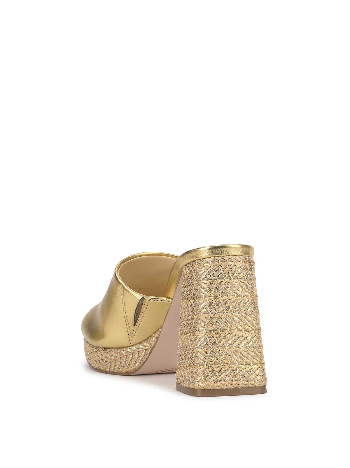 Kameena Mule Platform in Gold - Jessica Simpson Women