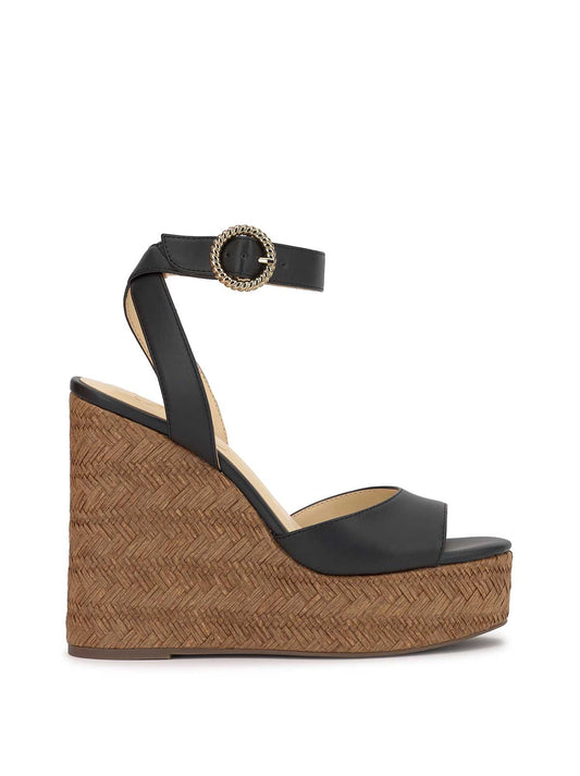 Kamindi Espadrille Wedge in Black - Jessica Simpson Women
