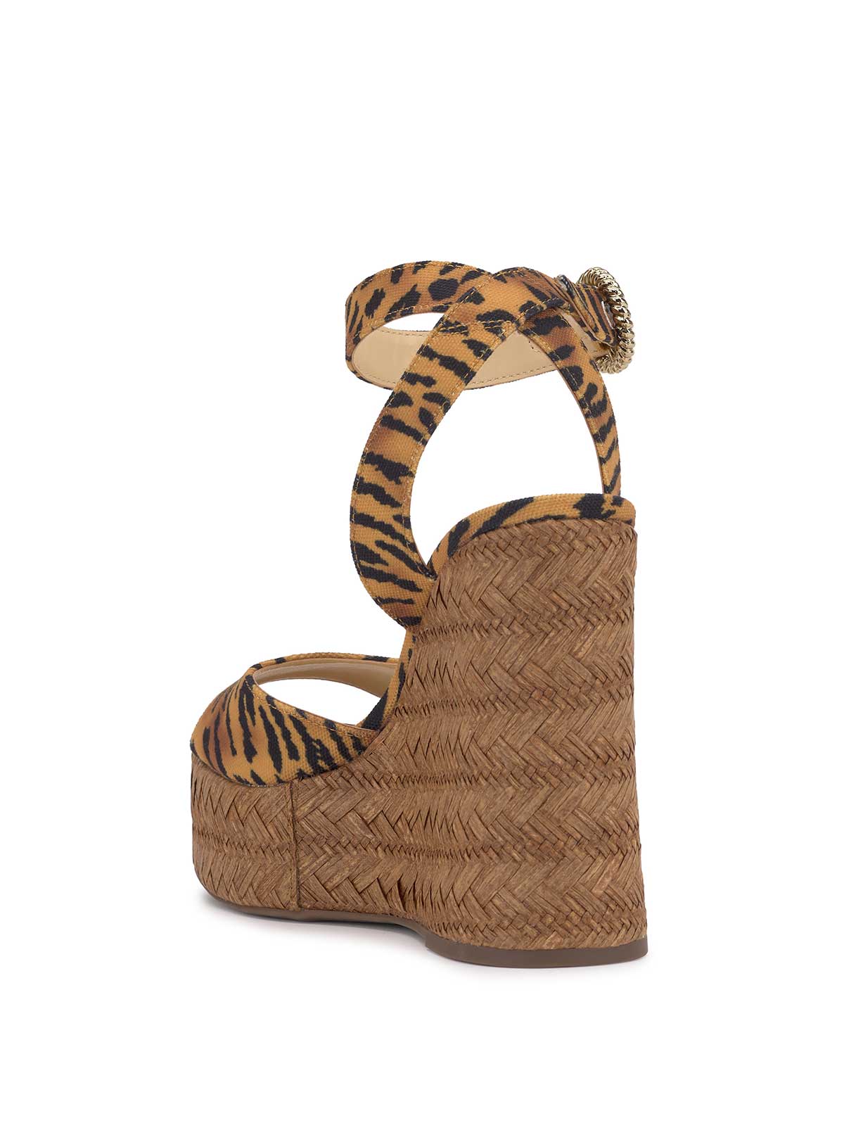Kamindi Espadrille Wedge in Tiger Print - Jessica Simpson Women