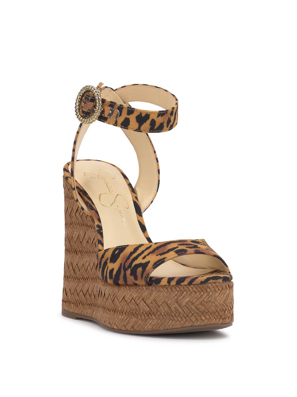 Kamindi Espadrille Wedge in Tiger Print - Jessica Simpson Women