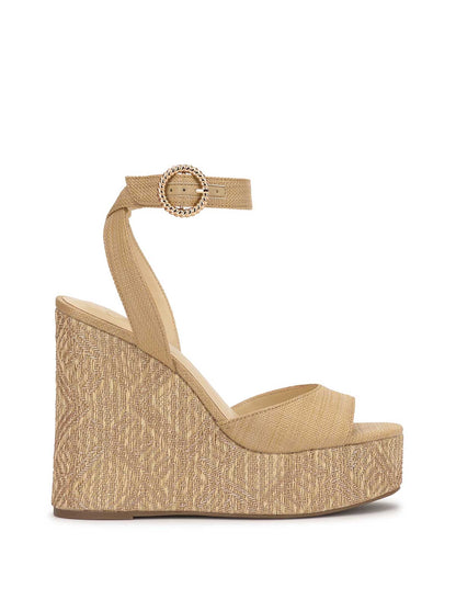 Kamindi Espadrille Wedge in Natural Raffia - Jessica Simpson Women