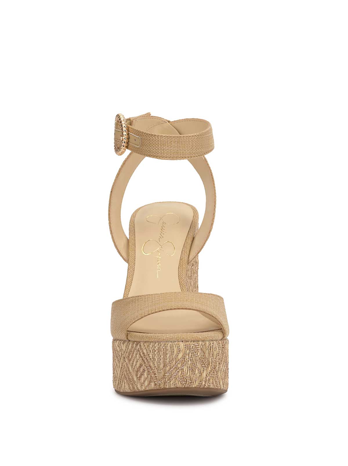Kamindi Espadrille Wedge in Natural Raffia - Jessica Simpson Women