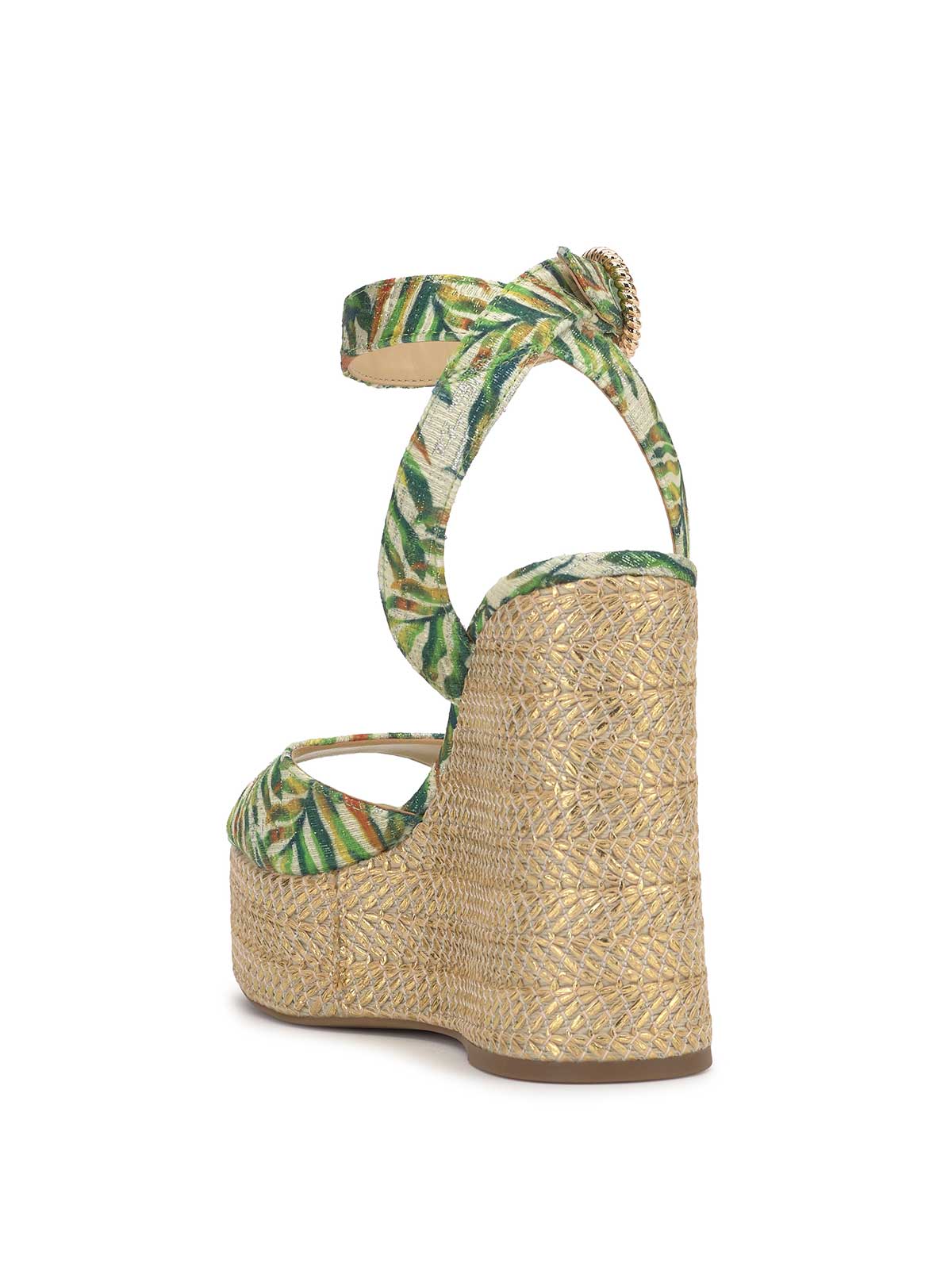 Kamindi Espadrille Wedge in Green Jungle - Jessica Simpson Women