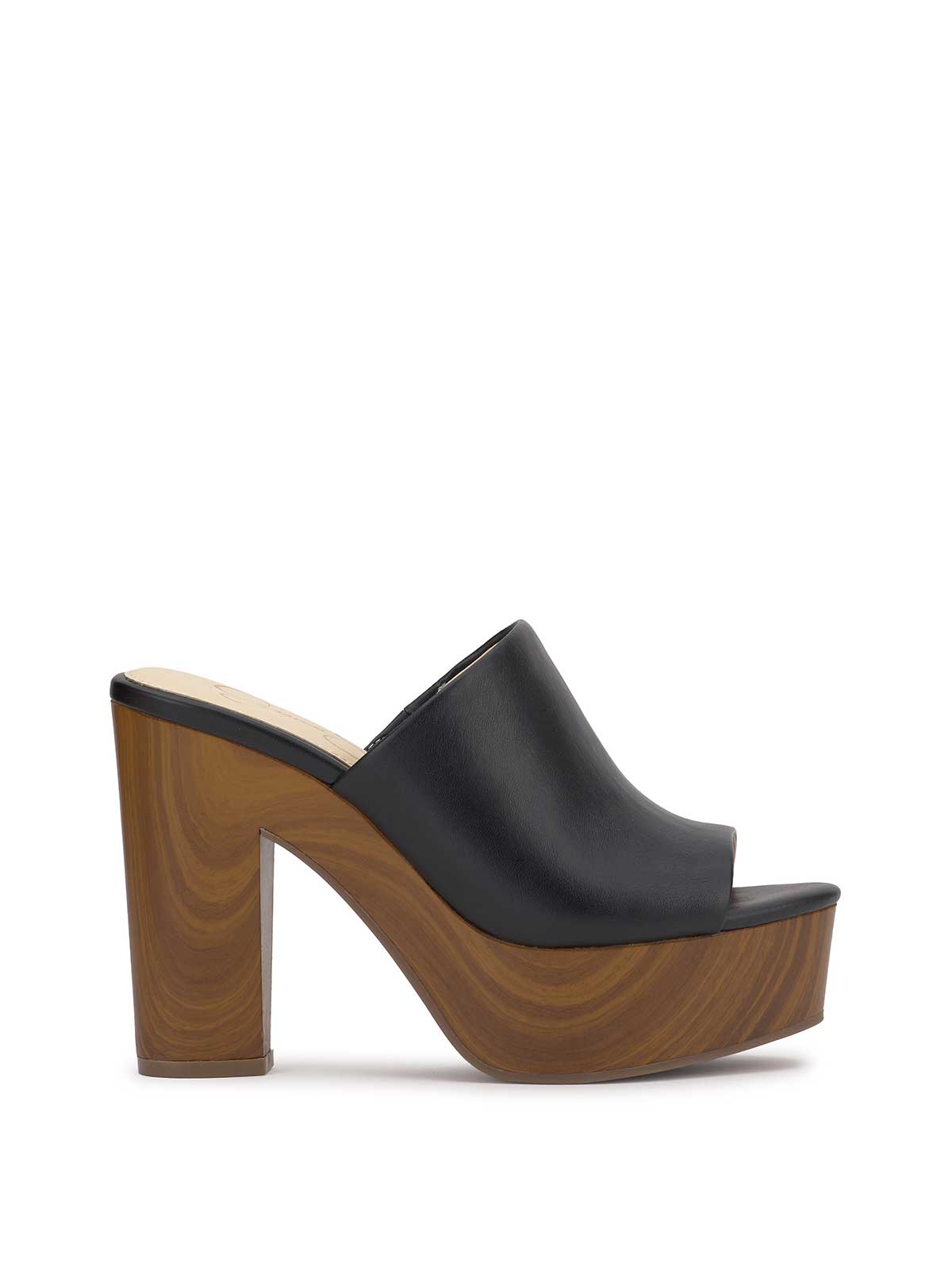 Shelbie Platform Slide in Black - Jessica Simpson Women