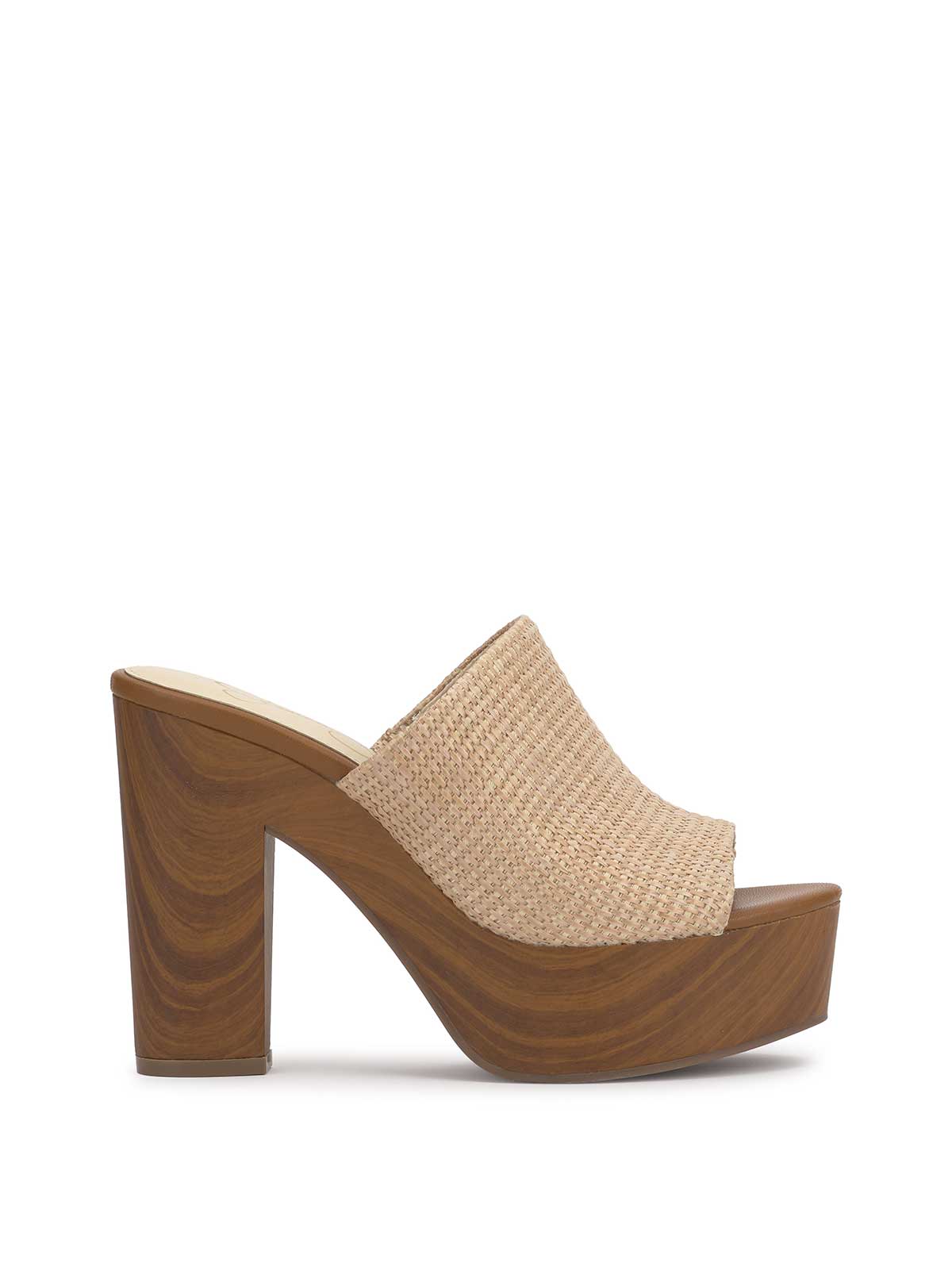 Shelbie Platform Slide in Natural Raffia - Jessica Simpson Women