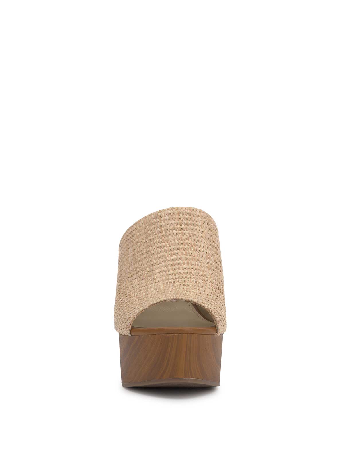 Shelbie Platform Slide in Natural Raffia - Jessica Simpson Women