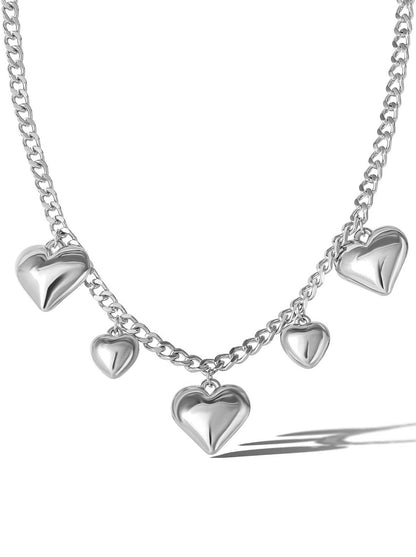 5 Heart Necklace - Jessica Simpson Accessories