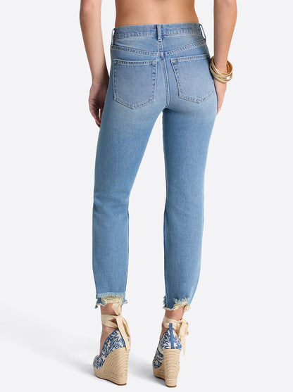 Harmony Straight High Rise Jeans in Incline - Jessica Simpson Women