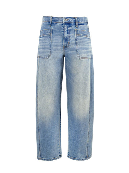 Relaxed Barrel Jeans in Composer - Jessica Simpson Women