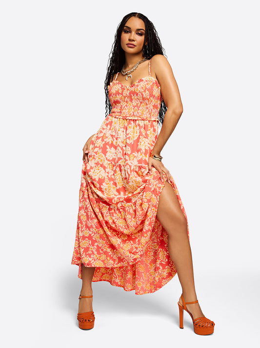 Bronte Dress in Dubarry Prairie Clusters - Jessica Simpson Women
