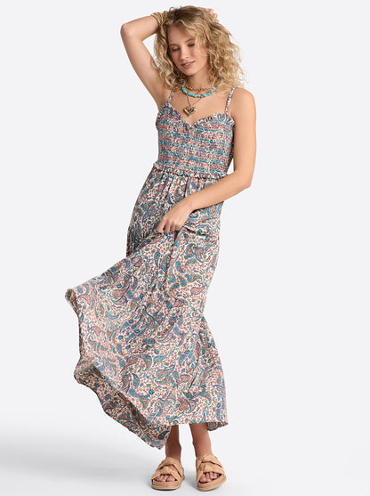 Bronte Dress in Buttercream Playful Paisleys - Jessica Simpson Women