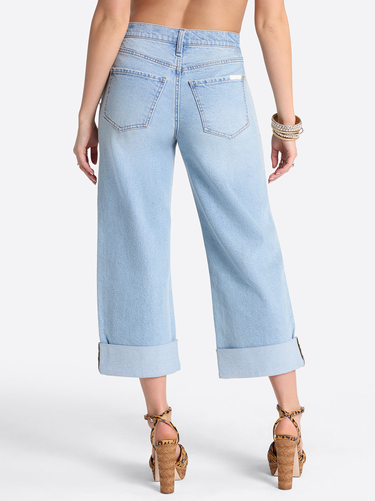 Valentine Wide Leg Boyfriend Jeans in Dearest - Jessica Simpson Women