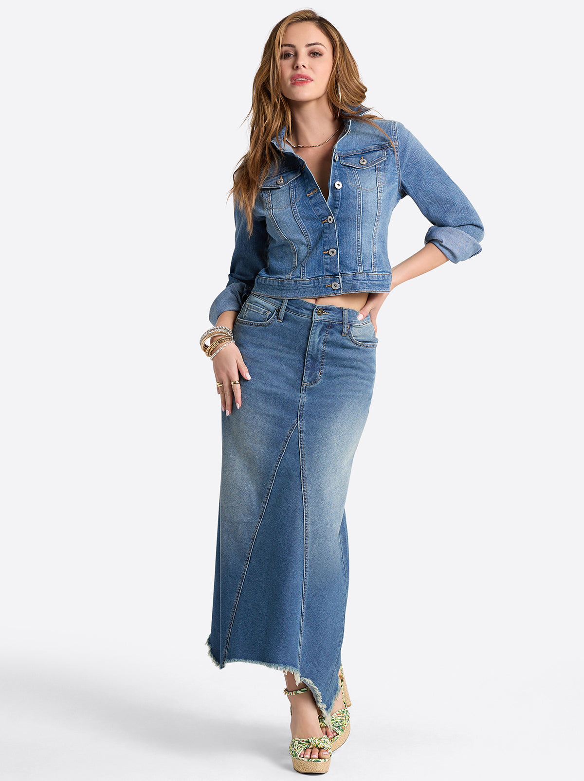 Della Maxi Skirt in Chorus - Jessica Simpson Women