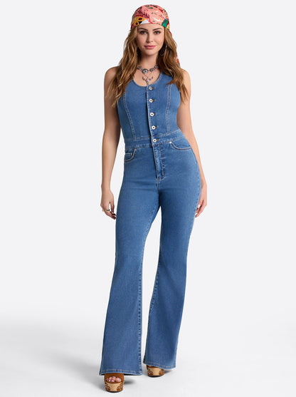 Flare Jumpsuit in Whispered - Jessica Simpson Women