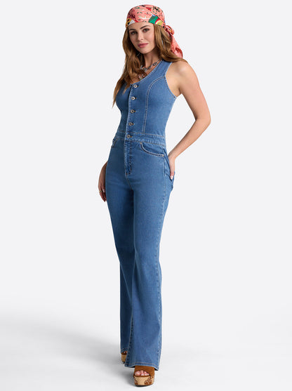 Flare Jumpsuit in Whispered - Jessica Simpson Women