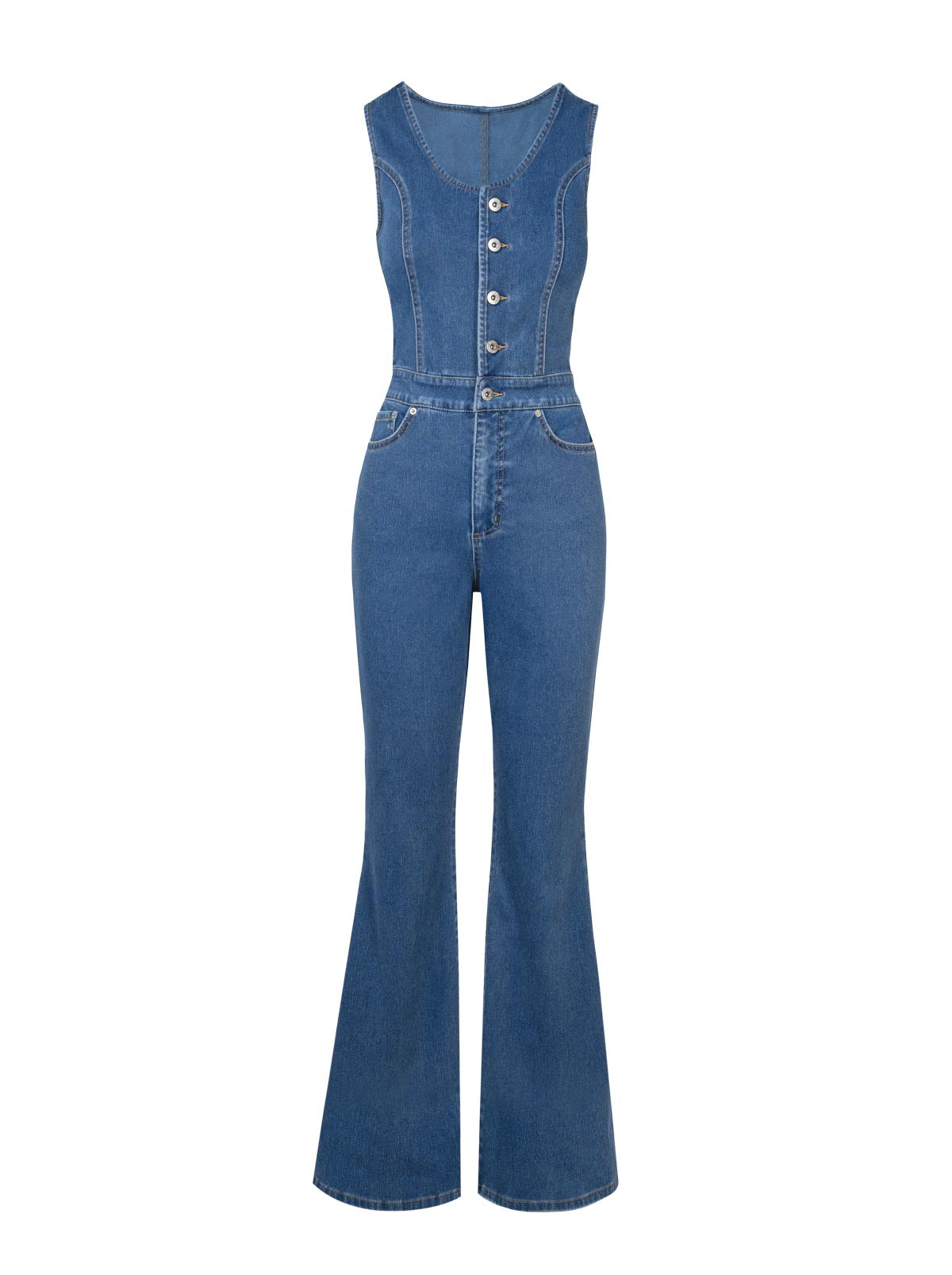 Flare Jumpsuit in Whispered - Jessica Simpson Women