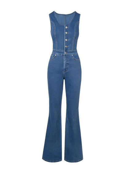 Flare Jumpsuit in Whispered - Jessica Simpson Women