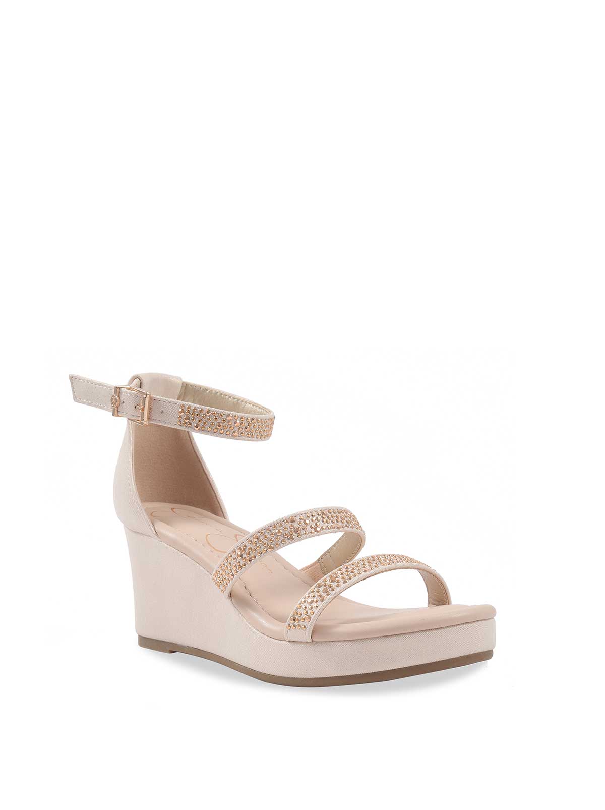 Little Girls' Asha Karli Wedge in Gold - Jessica Simpson Women